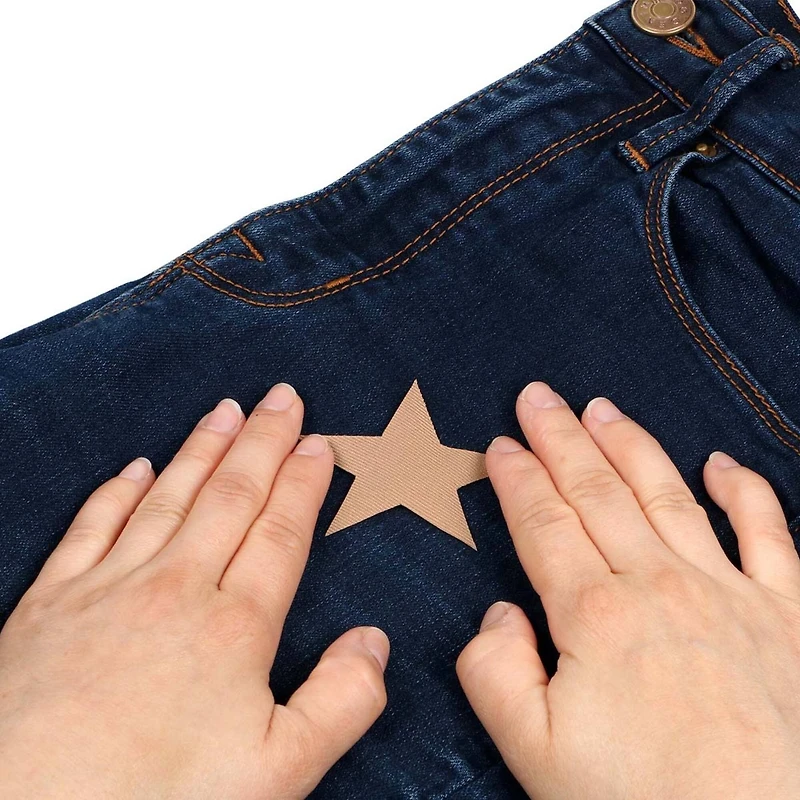 SINGER® Dark Iron-on Twill Patches