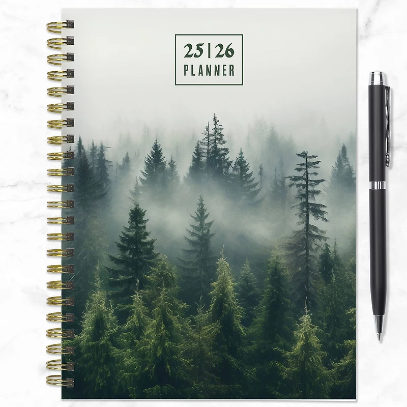 TF Publishing 2025-2026 Mystic Forest Medium Weekly/Monthly Planner