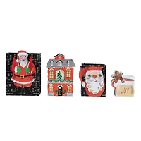 Hello Honey® Printed Recycled Paper House, Santa & Mug Shaped Gift Bag Set