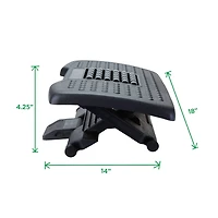 Mind Reader Adjustable Height Massaging Foot Rest