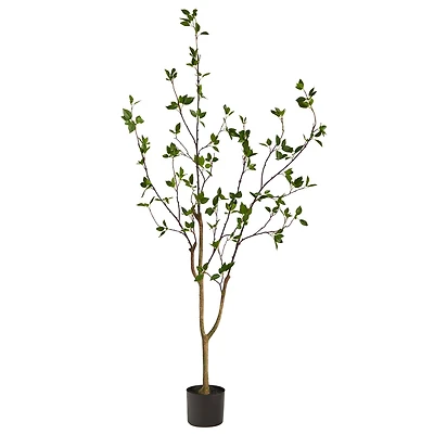 5ft. Minimalist Potted Citrus Artificial Tree