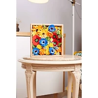 OKTO DIY Wood & Craft Freedom Flowers Clay Kit