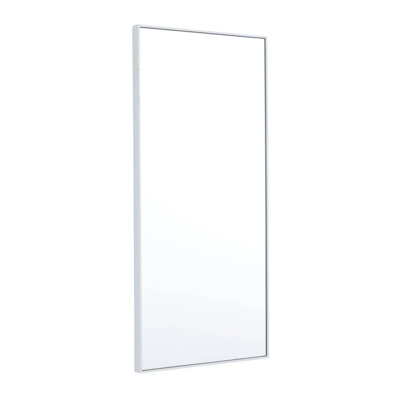 White Contemporary Wall Mirror