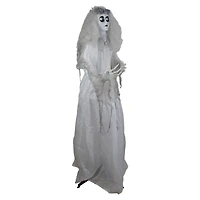 6ft. Lighted & Animated Ghost Bride Halloween Decoration