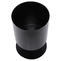 The Novogratz Black Modern Planter, Set of 3" 14", 12", 10"