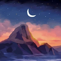 11" x 11" Mountain Sky Canvas Painting Kit by Craft Smart®