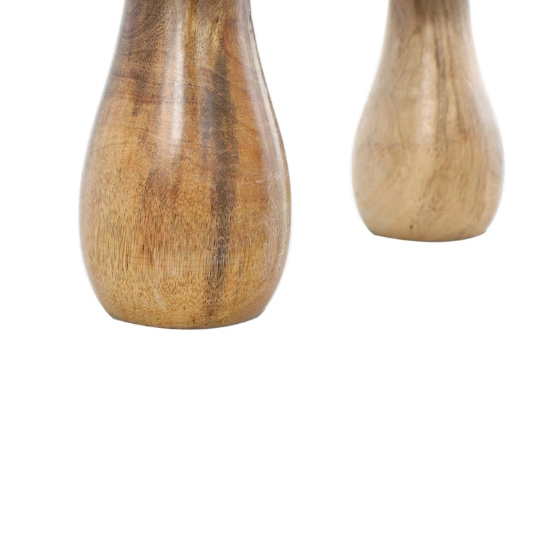 Silver Stainless Steel Mushroom Set