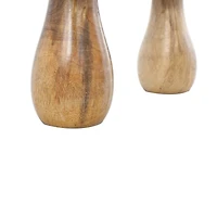 Silver Stainless Steel Mushroom Set