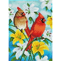 Diamond Dotz® Cardinal Family Diamond Painting Kit