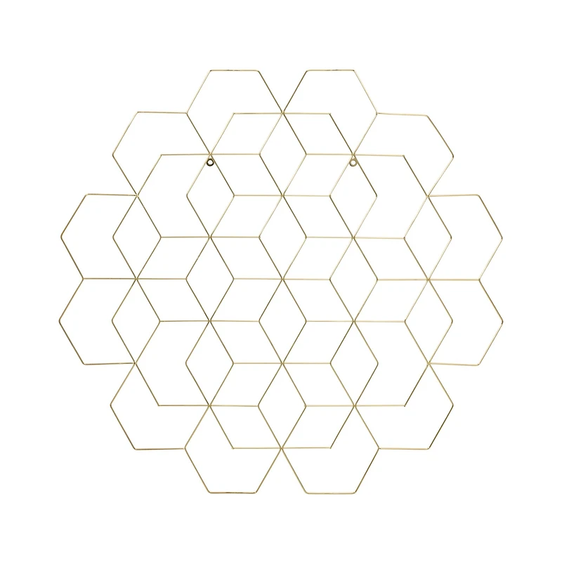 Honey Can Do Gold Hanging Photo Display Holder with Clips