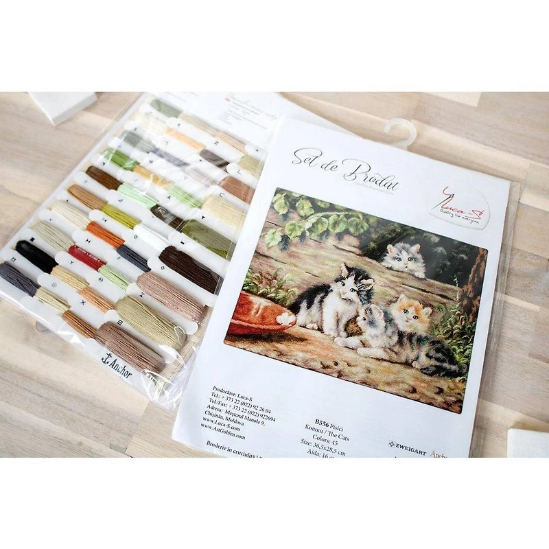 Luca-s The Cats Counted Cross Stitch Kit