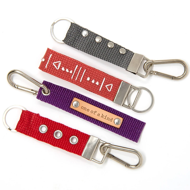 Dritz® Silver 1" Key Fob Hardware, 12ct.