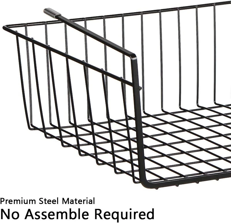 NEX™ Black Under Shelf Wire Baskets, 4ct.