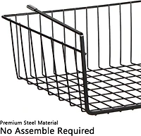 NEX™ Black Under Shelf Wire Baskets, 4ct.