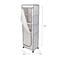 Organize It All Deluxe 5 Shelf Portable Wardrobe