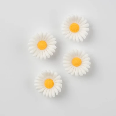 PME Cake Sweet Street® White Daisy Icing Decorations