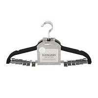 Simplify Slim Velvet Hangers with Clips
