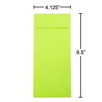 JAM Paper #10 Ultra Lime Green Policy Business Envelopes