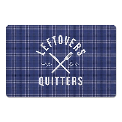 Leftovers Are For Quitters Floor Mat