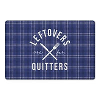 Leftovers Are For Quitters Floor Mat