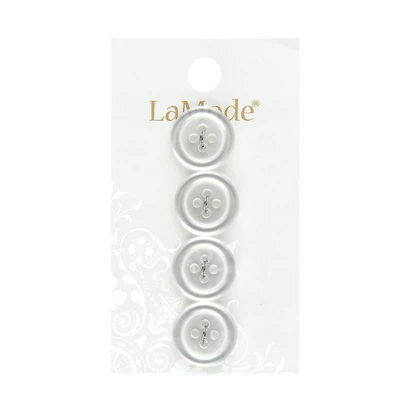 LaMode 5/8" Translucent 4-Hole Buttons, 4ct.