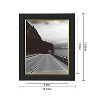 8" x 10" Black Textured Tabletop Frame by Studio Décor® Treasured Finds