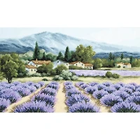 Charivna Mit Cross Stitch Kit Mountain Lavender