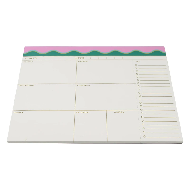 Assorted 10" x 7.5" Month Week Planner by Fab Finds