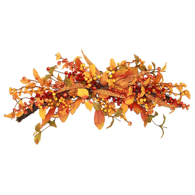 28" Fall Swag with Twig Base