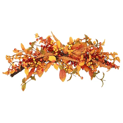 28" Fall Swag with Twig Base
