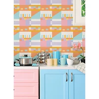 Aelfie Warm Kiki Shapes Peel & Stick Wallpaper