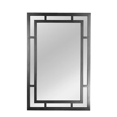 Hello Honey® 40" Geometric Art Deco Glass Wall Mirror