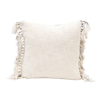 Hello Honey® Stonewashed Blue & Cream Ikat Pattern Pillow