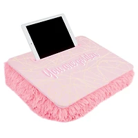 Make It Real™ 3C4G: Pink & Gold Deluxe Fur Lap Desk