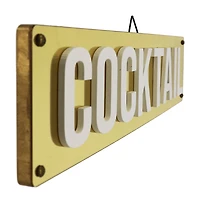 Gold Cocktail Wall Sign by Ashland®