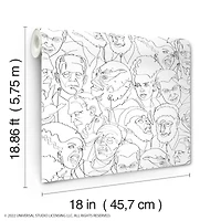 RoomMates Universal Classic Monsters Peel & Stick Wallpaper