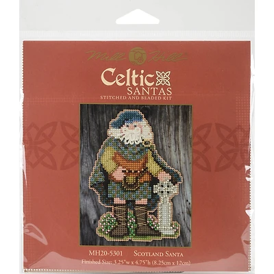 Mill Hill® Celtic Santas Scotland Santa Counted Cross Stitch Kit
