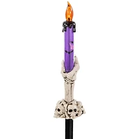 6ct. 8.5" LED Skeleton Halloween Candle Décor