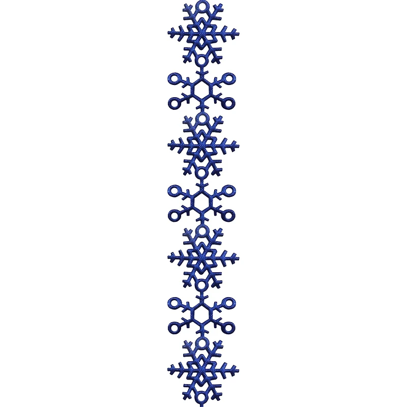 Gwen Studios 7/8" x 3yd. Die Cut Snowflakes Winter Holiday Ribbon