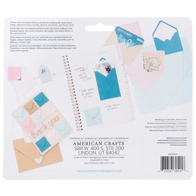 We R Memory Keepers® Punch Board-Mini Envelope