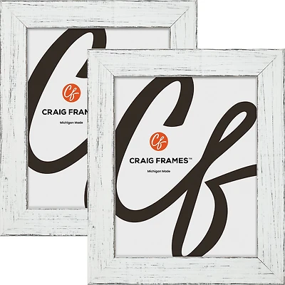 Pack Craig Frames Jasper Marshmallow White Picture Frame