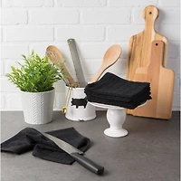 DII® Solid Windowpane Terry Dishcloth Set