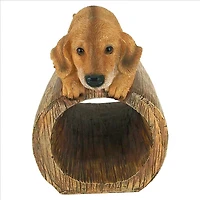 Design Toscano 9" Golden Retriever Gutter Guardian Downspout Statue