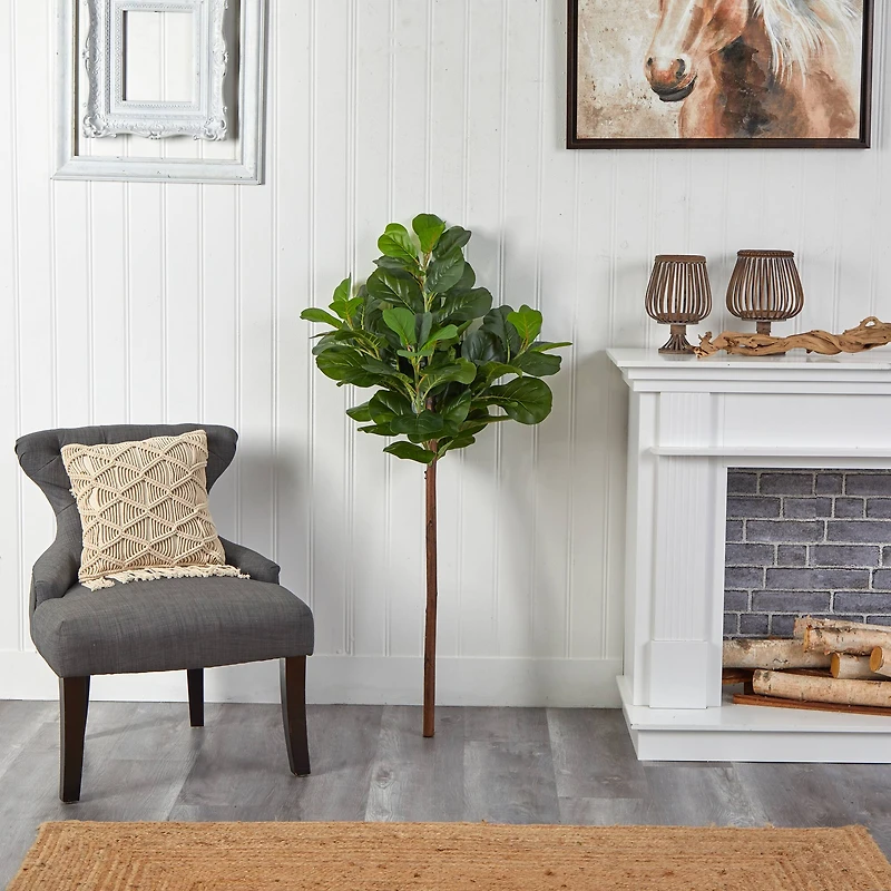4.5ft. Artificial Fiddle Leaf Tree