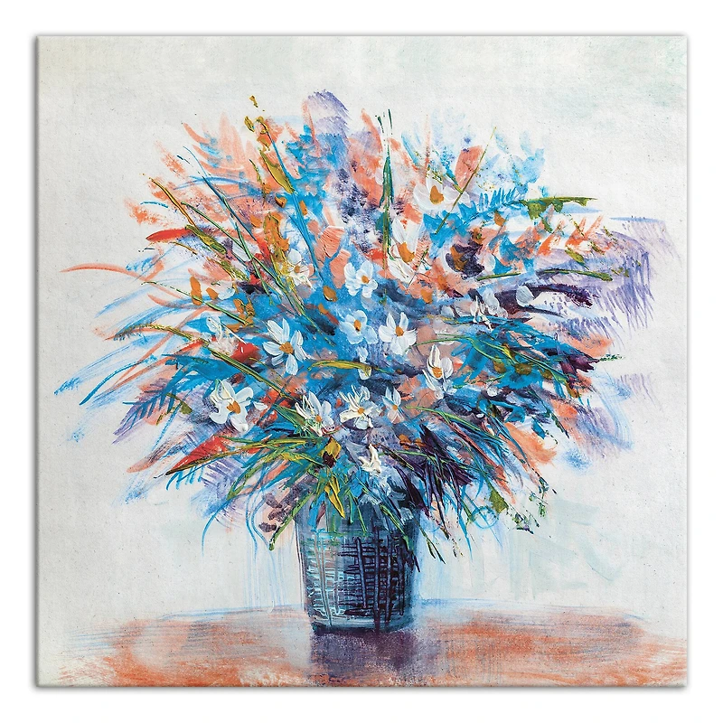 Bright Bloomed Florals Canvas Wall Art