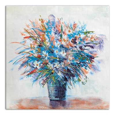 Bright Bloomed Florals Canvas Wall Art