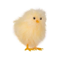 3.25" Fuzzy Easter Baby Chicks Decoration Set