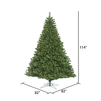 9ft. Pre-Lit Oregon Fir Artificial Christmas Tree, Warm White LED Lights