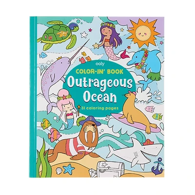 OOLY Color-in' Book: Outrageous Ocean