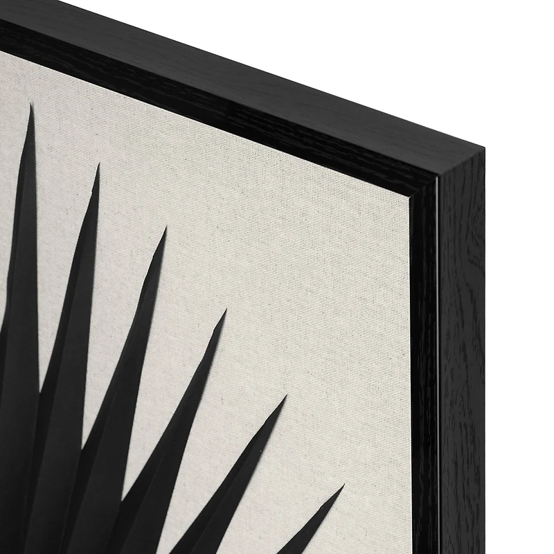 American Art Decor A Faraway Oasis Paper & Linen Wall Art - 24" x 24"